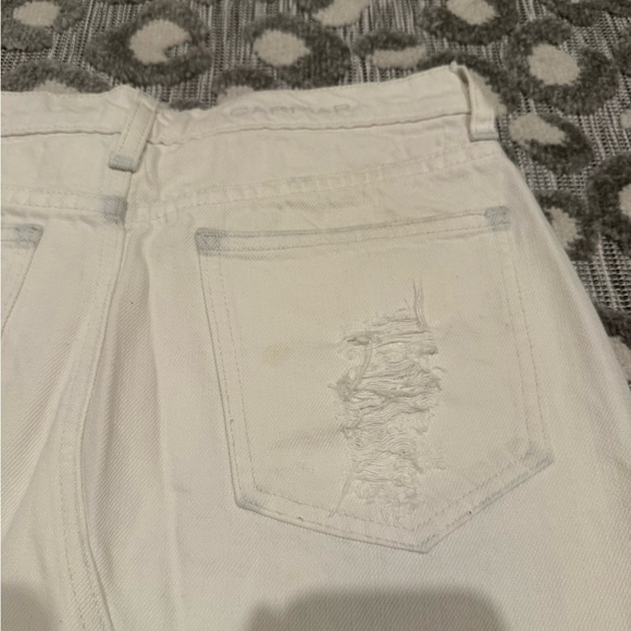 Carmar Helena Destroyed Low-Rise Denim Micro Mini Skirt - Picture 6 of 7